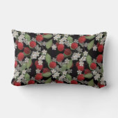 赤い実 ランバークッション (裏面)