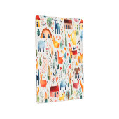 赤い家と可愛い家 紙のシート メタルプリント (3/4)