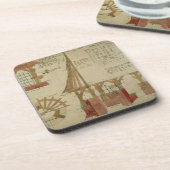 赤い家、Bexleyのヒースのための計画(ペンとインク コースター (左側)