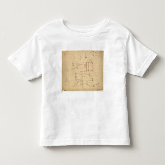 赤い家、Bexleyのヒースのための高度(ペンで書いて下さい トドラーTシャツ (正面)