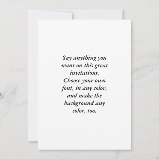 赤い封筒-洪Bao 招待状 (裏面)