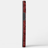 赤い小さい四角絵を描形の重なり Case-Mate iPhoneケース (裏面 / 右)