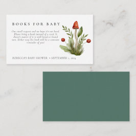 赤い小さなきのこ おむつくじ エンクロージャーカード