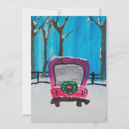 赤い小さなトラック シーズンカード (正面)