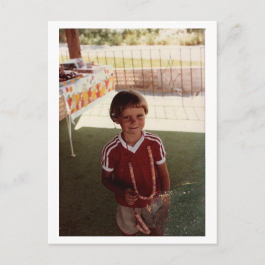 赤い小僧 ポストカード (正面)