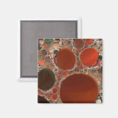 赤い小石磁石 マグネット (正面/裏面)