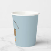 赤い尾の鷹が飛行中の誕生日パーティー  紙コップ (左)