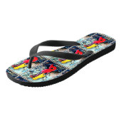 赤い尾を持つ金髪 ビーチサンダル (アングル)