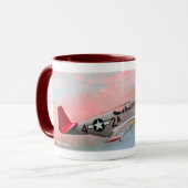 赤い尾マグ マグカップ (正面左)