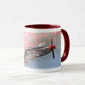 赤い尾マグ マグカップ (正面右)