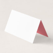 赤い屋上、住所カードの変更 名刺 (裏面)