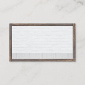 赤い屋根のトップホームロゴ | フレーム入りにしましょう 名刺 (裏面)