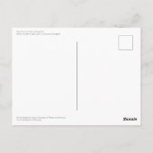 赤い屋根付き橋葉書 ポストカード (裏面)