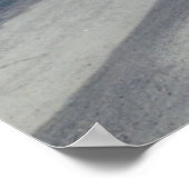 赤い屋根付き橋 ポスター (角)