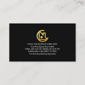 赤い屋根葺き屋根ビルダ 名刺 (裏面)