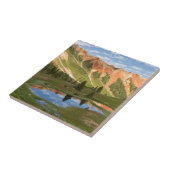 赤い山の反射 タイル (側面)