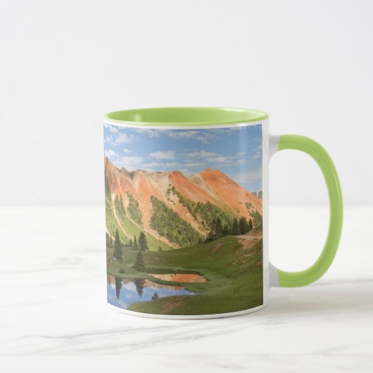 赤い山の反射 マグカップ (右)