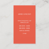 赤い山 名刺 (裏面)