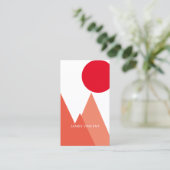 赤い山 名刺 (スタンド正面)