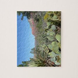 赤い岩とサボテンI ジグソーパズル