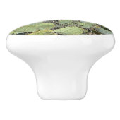 赤い岩とサボテンI セラミックノブ (側面)