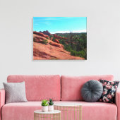 赤い岩の斜面 キャンバスプリント (インサイチュ (リビング))