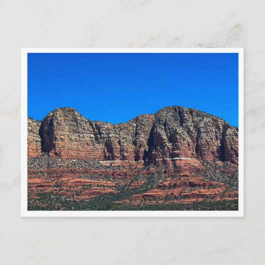 赤い岩 ポストカード (正面)