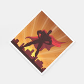 赤い岬を持つスーパーヒーロー スタンダードランチョンナプキン (角)