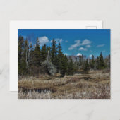 赤い島の池 ポストカード (正面/裏面)