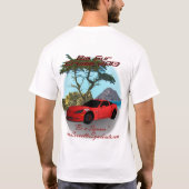 赤い巡航のワイシャツ Tシャツ (裏面)