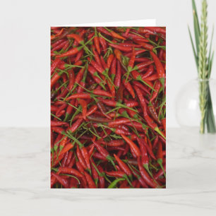 赤い市場のchilis カード