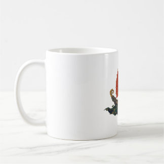 赤い帆のジャンク船 中国の宝船 コーヒーマグカップ