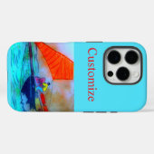 赤い帆のスクーナー iPhoneケース Case-Mate iPhoneケース (裏面 (横))