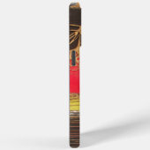 赤い帆船の風景 油彩画 アートプリント Case-Mate iPhoneケース (裏面 / 右)