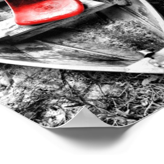 赤い席 ポスター (角)