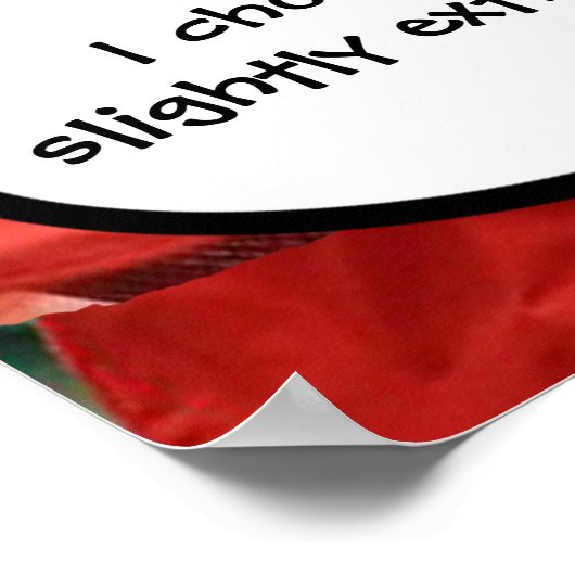 赤い帽子とハトのセレブ猫プリンセス タトゥス ポスター (角)