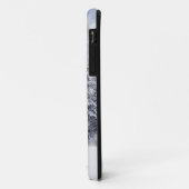 赤い帽子のおもしろいクリスマスロバ Case-Mate iPhoneケース (裏面/左)