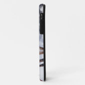 赤い帽子のおもしろいクリスマスロバ Case-Mate iPhoneケース (裏面/左)
