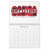 赤い帽子のカレンダー カレンダー (2月 2026)