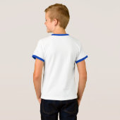 赤い帽子のサンタクロース Tシャツ (裏面フル)