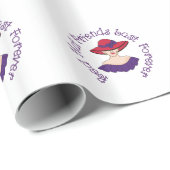 赤い帽子の友人 ラッピングペーパー (ロールコーナー)