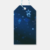 赤い帽子の愛らしい雪だるま ギフトタグ (裏面)