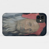 赤い帽子の髭がある人のポートレート、1520年(油 Case-Mate iPhoneケース (裏面(横))