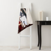 赤い帽子を被ると仲良くなる シェルパブランケット (インサイチュ)