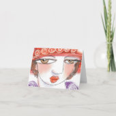 赤い帽子 カード (正面)