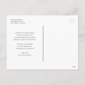 赤い幸せハヌカー筆跡の写真 シーズンポストカード (裏面)