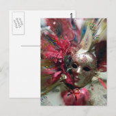 赤い幻想の天使 ポストカード (正面/裏面)