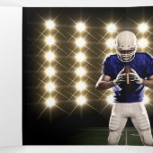 赤い幾何学的な卒業写真 三つ折り招待状 (内部中)