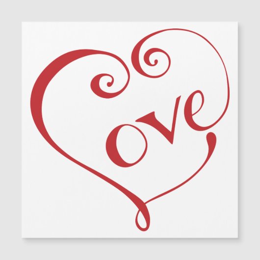 赤い広場に愛のハート (正面)