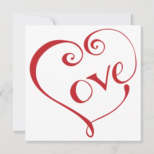 赤い広場に愛のハート (正面)